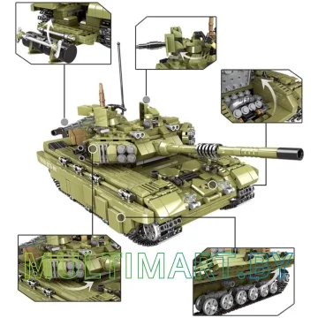 Конструктор XingBao XB-06015 Военный танк Тигр картинка 5